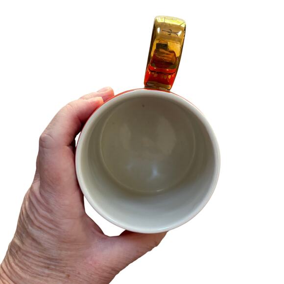 Anthropologie coffee mug Christmas holiday theme by Bouffants & Broken Hearts - Picture 5 of 8